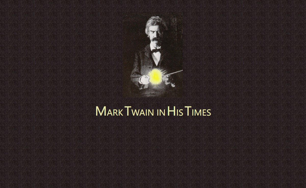 Mark Twain in His Times