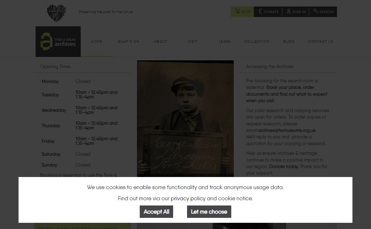Tyne & Wear Archives - Preserving the past for the future