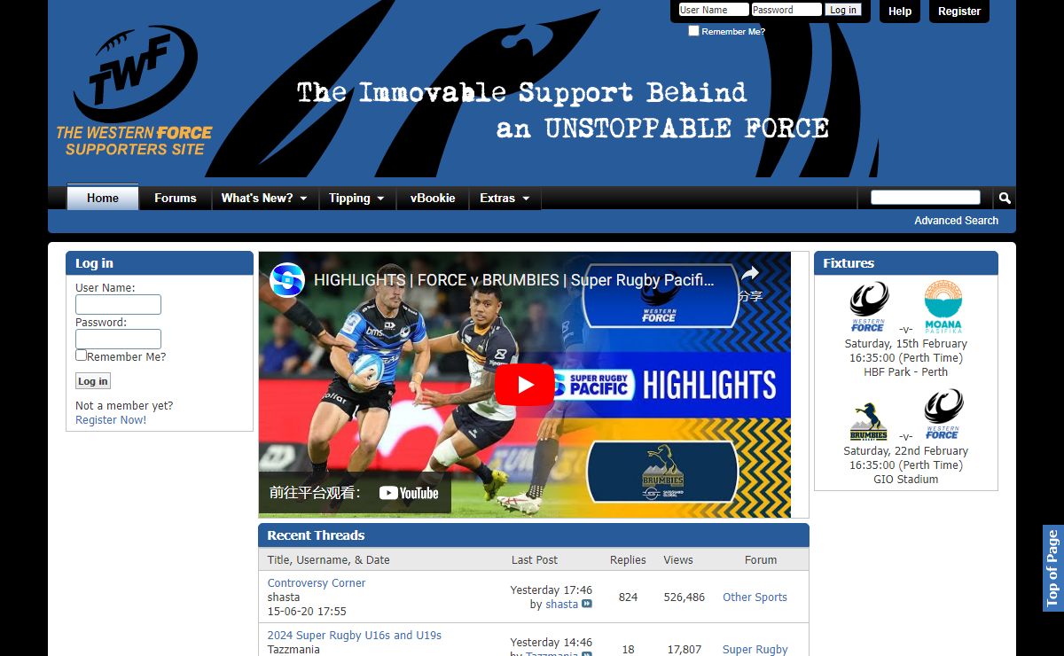 Western Force Rugby