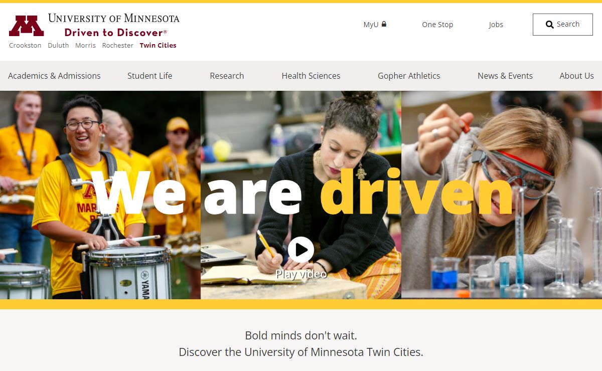 University of Minnesota Twin Cities