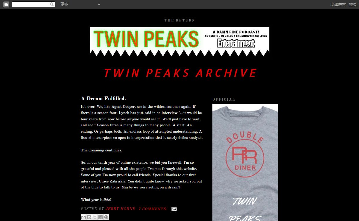 TWIN PEAKS ARCHIVE