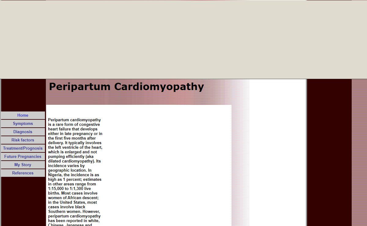 Peripartum Cardiomyopathy