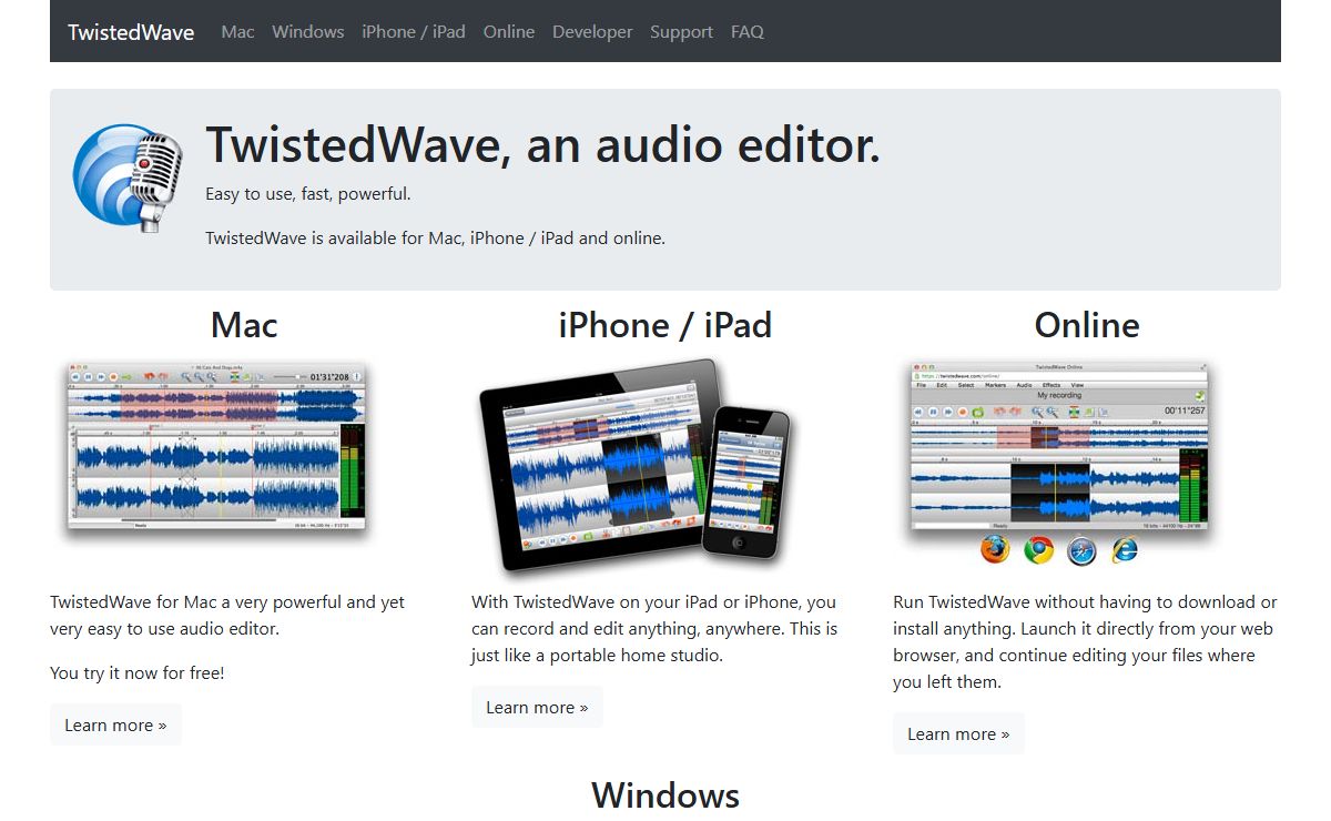 TwistedWave, an Audio Editor
