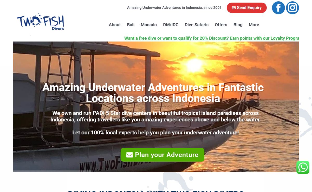 Diving Indonesia: Bali and Manado | Two Fish Divers