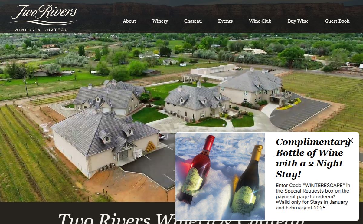 Welcome to Two Rivers Winery & Chateau | Two Rivers Winery