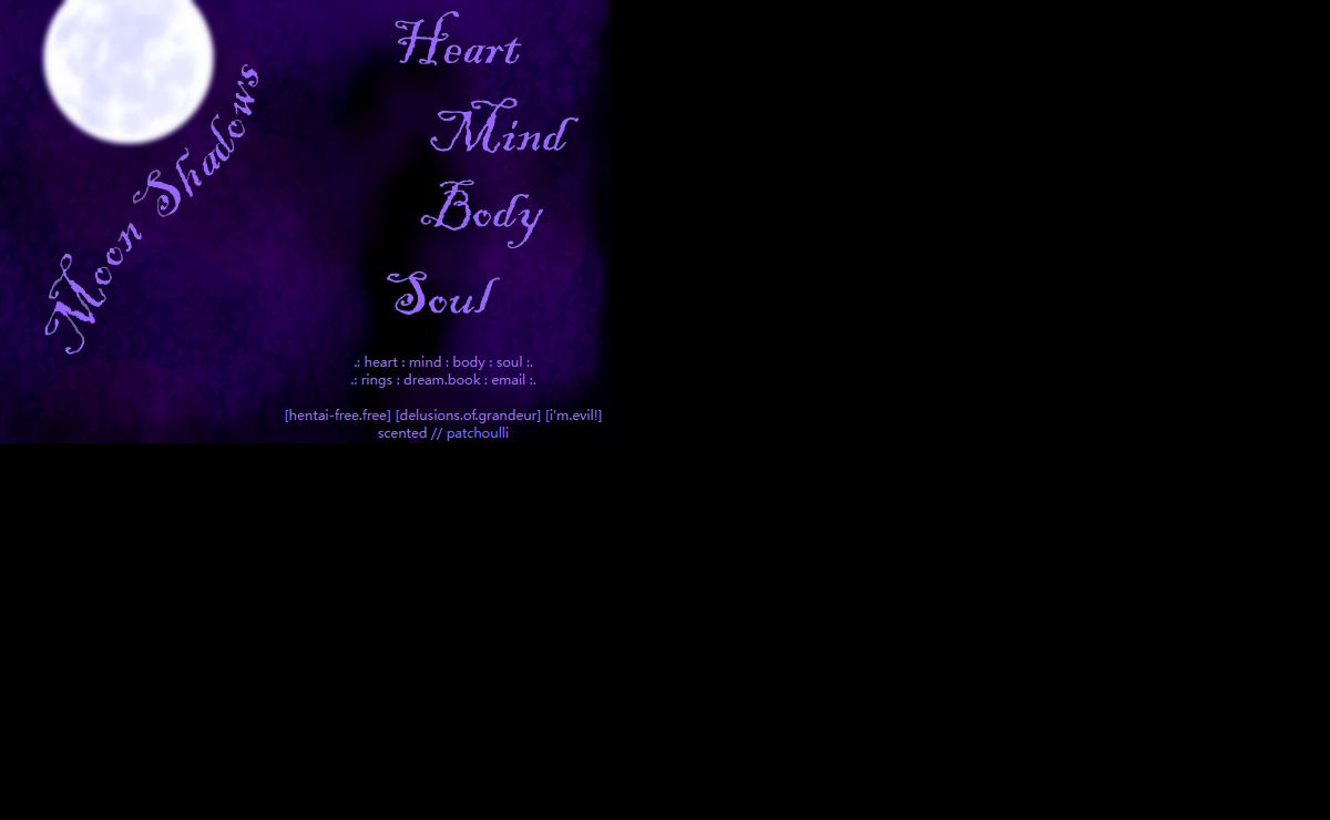 .: Moon Shadows : The Darker Side of Sailor Moon :.