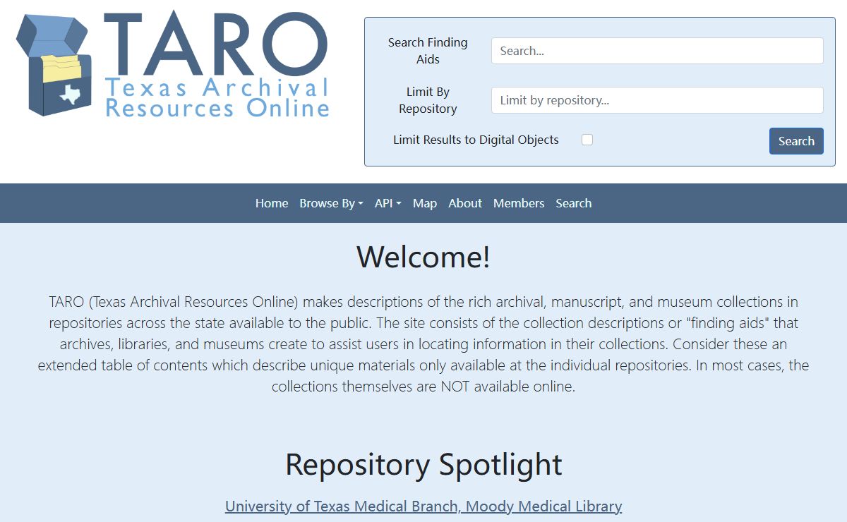 Texas Archival Resources Online