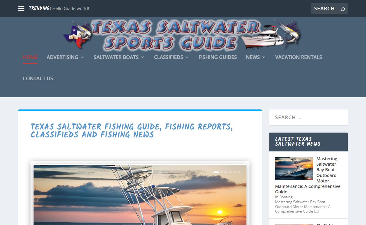Texas Saltwater Fishing Guide