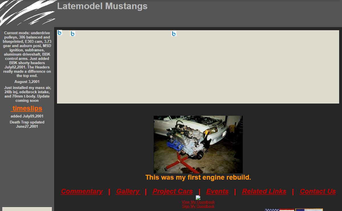 Latemodel Mustangs