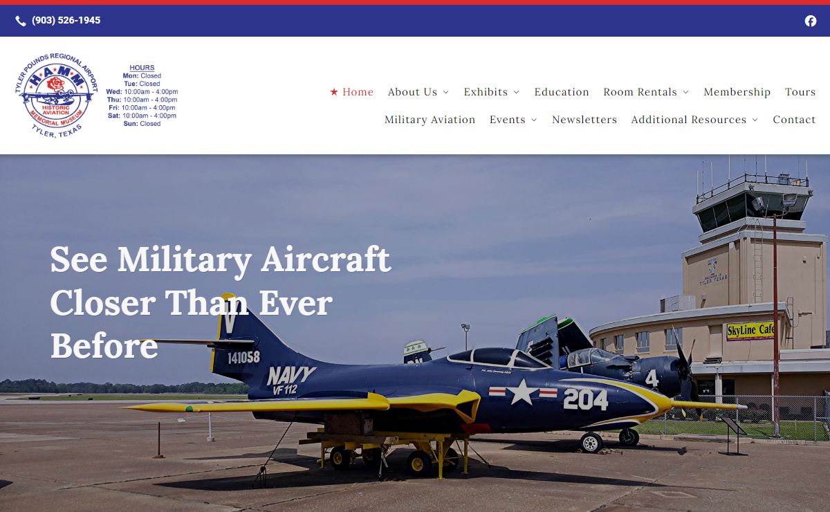 Military Aviation Museum & Airshows in Tyler, TX | Historic Aviation Memorial Museum