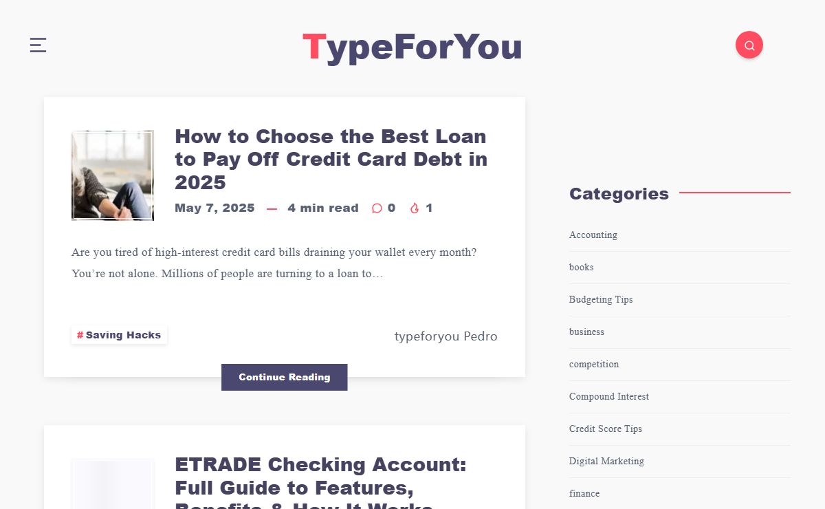 TypeForYou - Expert Insights on Finance, Digital Marketing, and IT Solutions to Drive Your Success