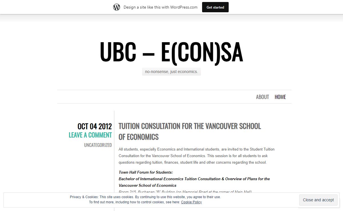 UBC - E(CON)SA | no-nonsense, just economics.