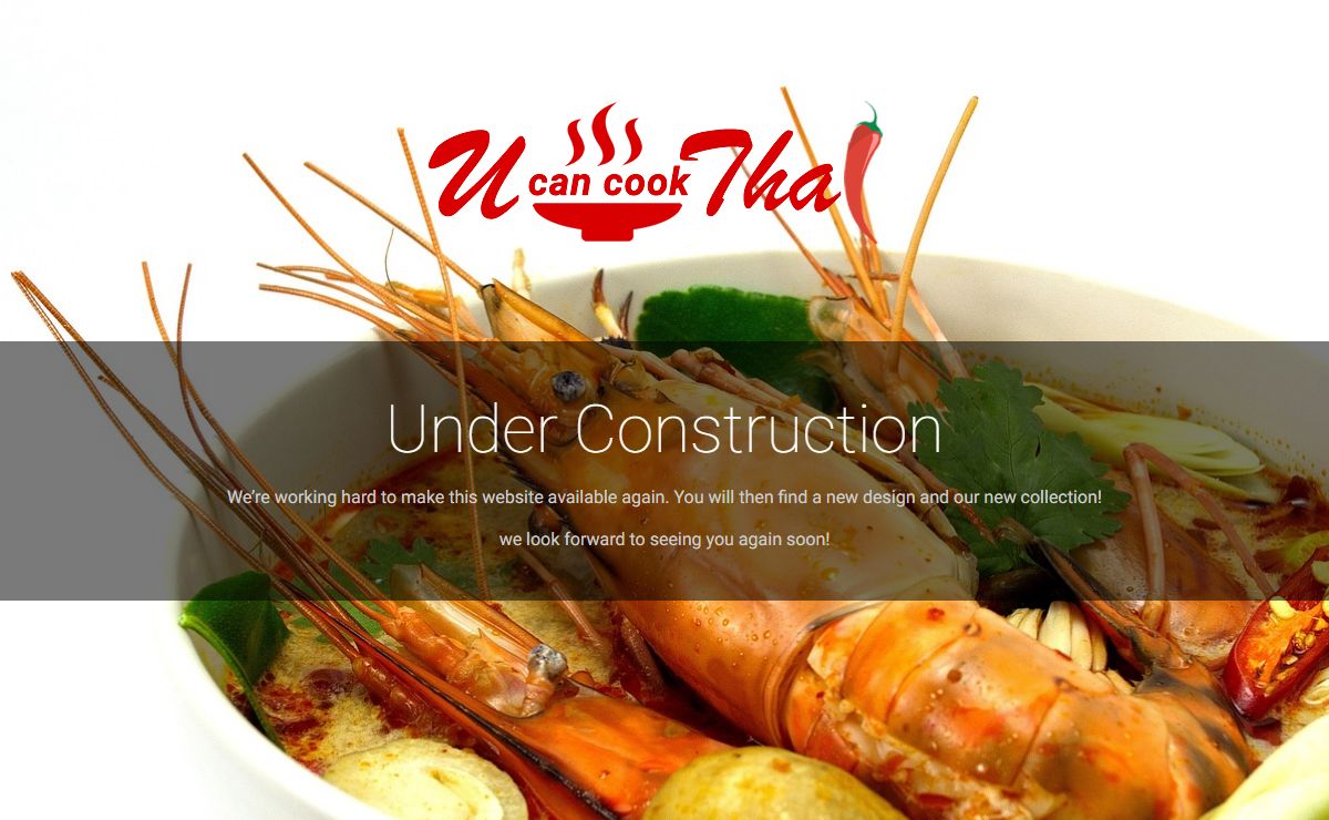 Coming soon – ucancookthai.com