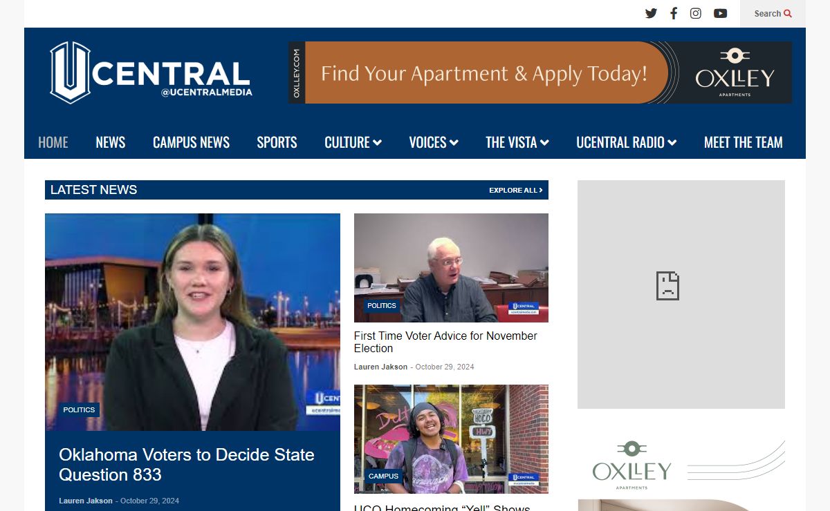 UCentral Media - UCO's Student Media