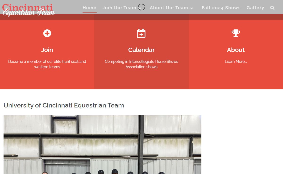 Cincinnati Equestrian – University of Cincinnati Equestrian Team