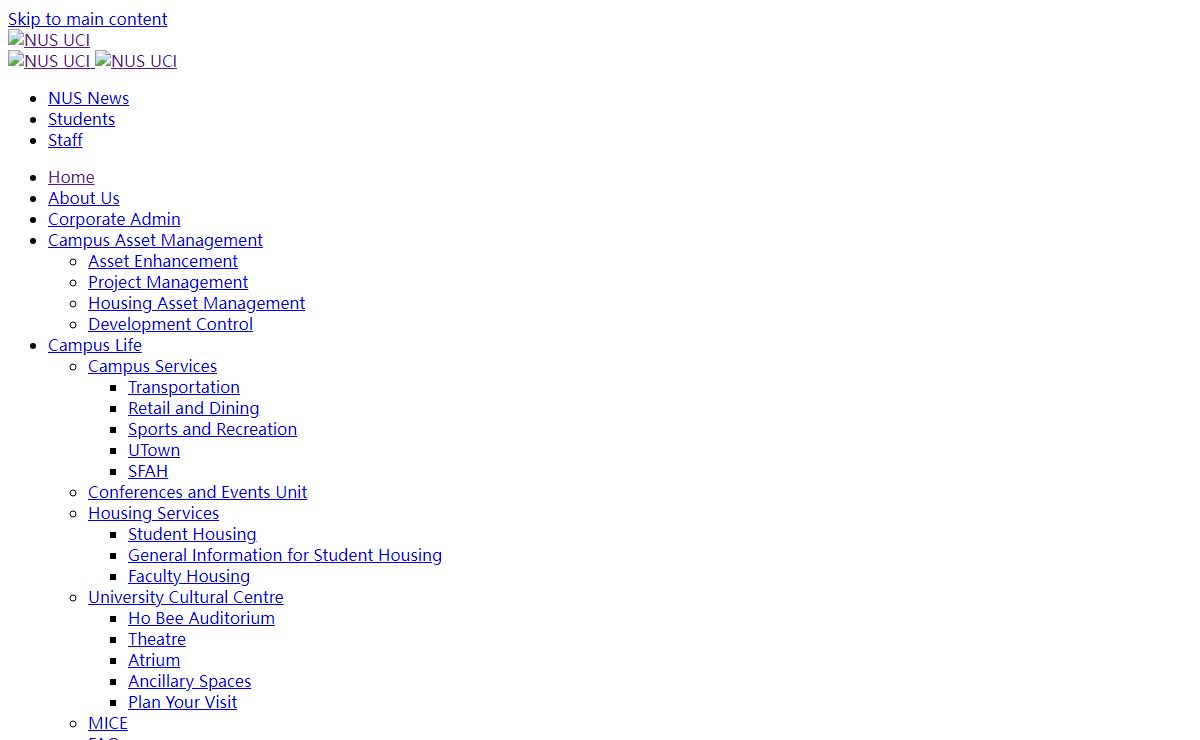 Home Page - NUS UCI