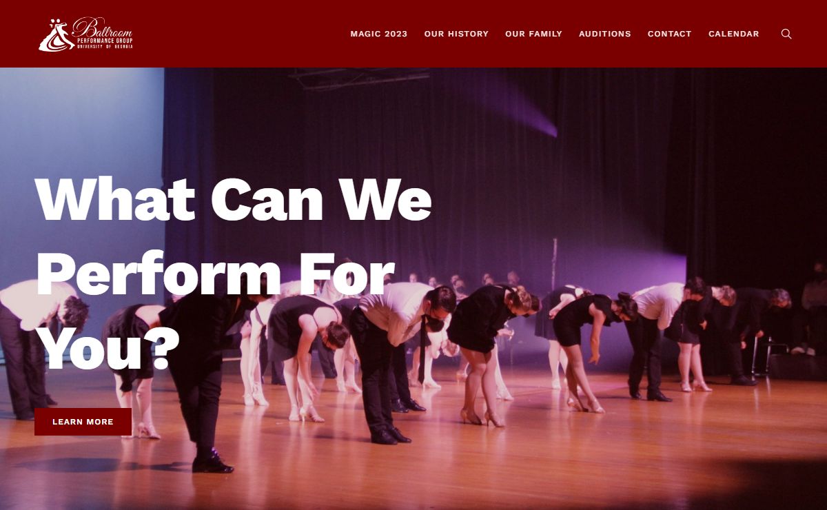 UGA Ballroom Performance Group