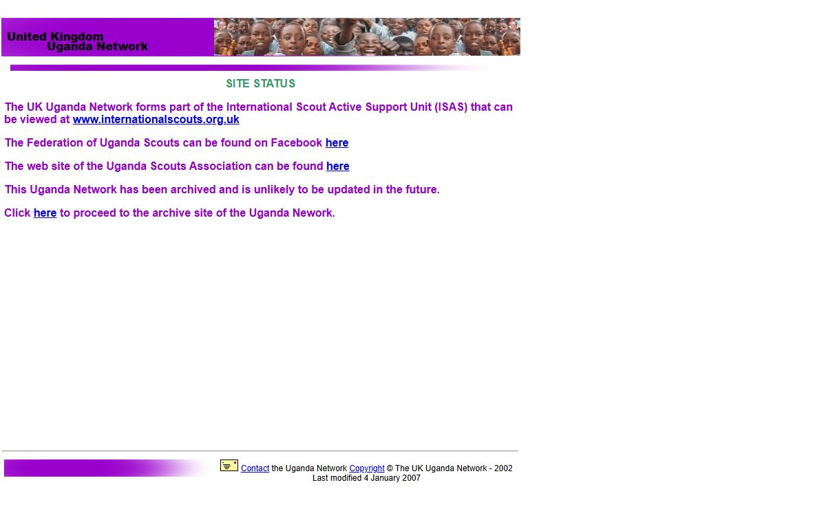 UK Uganda Network - Index Page