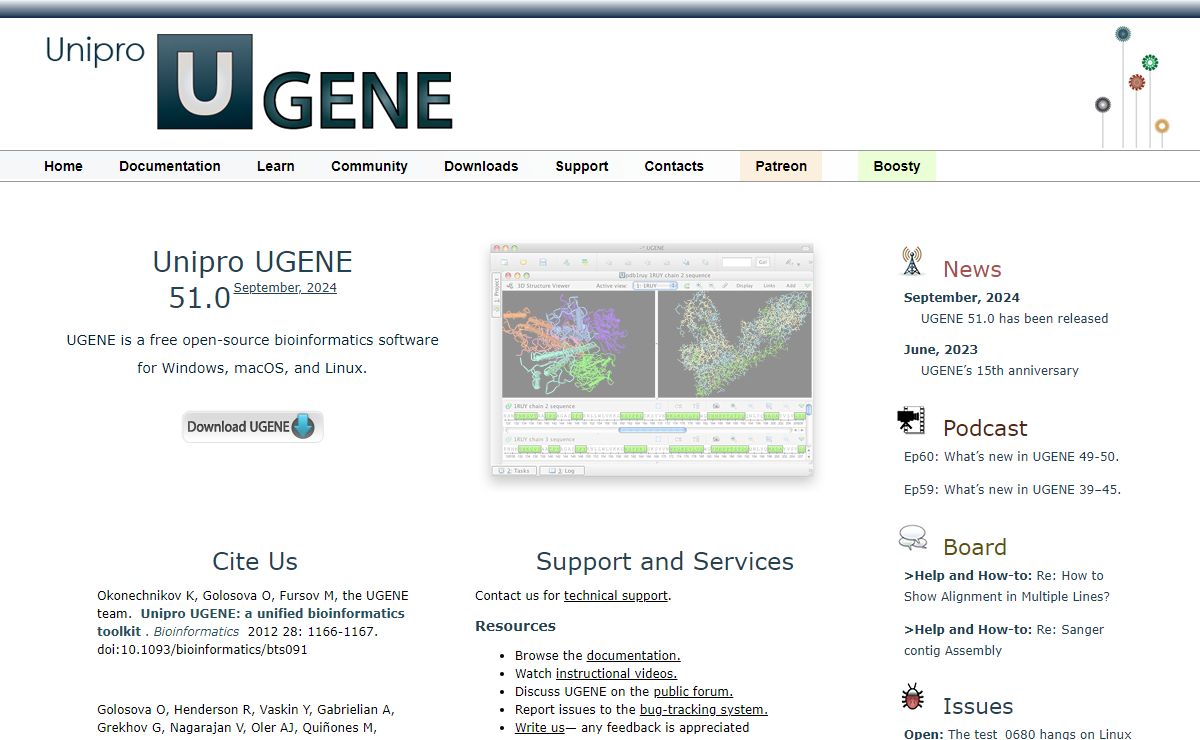 Unipro UGENE - Integrated Bioinformatics Tools