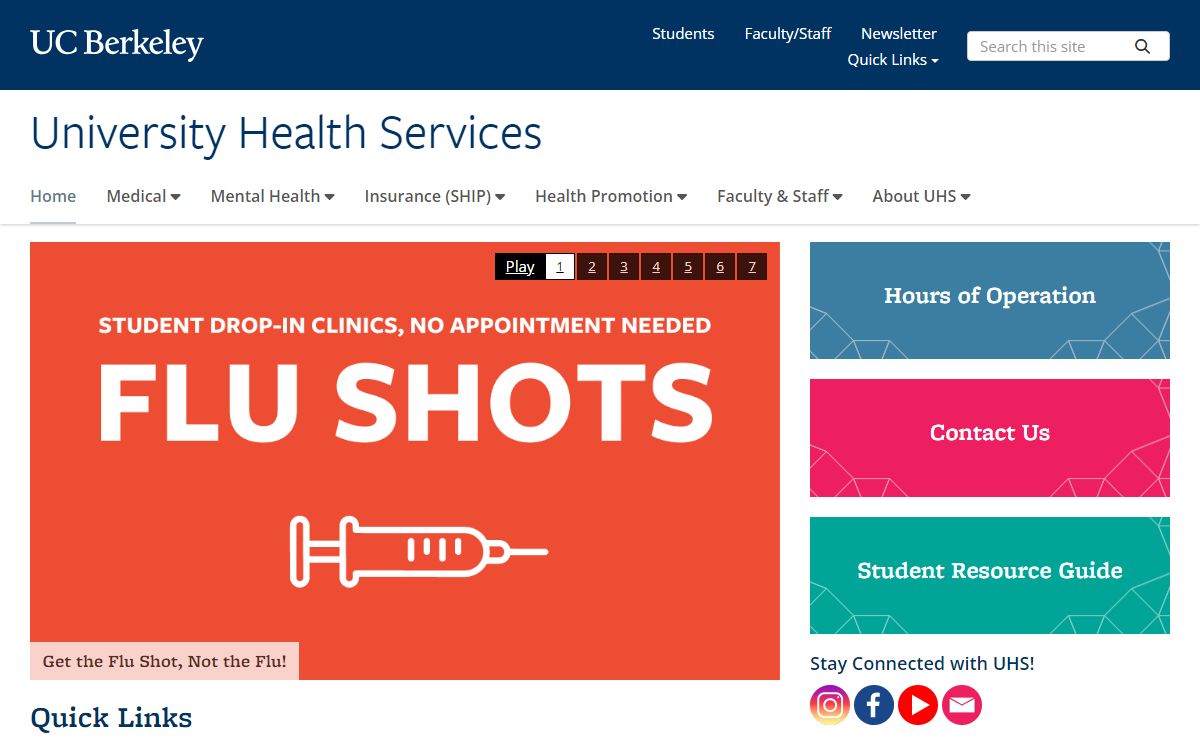 Home | University Health Services