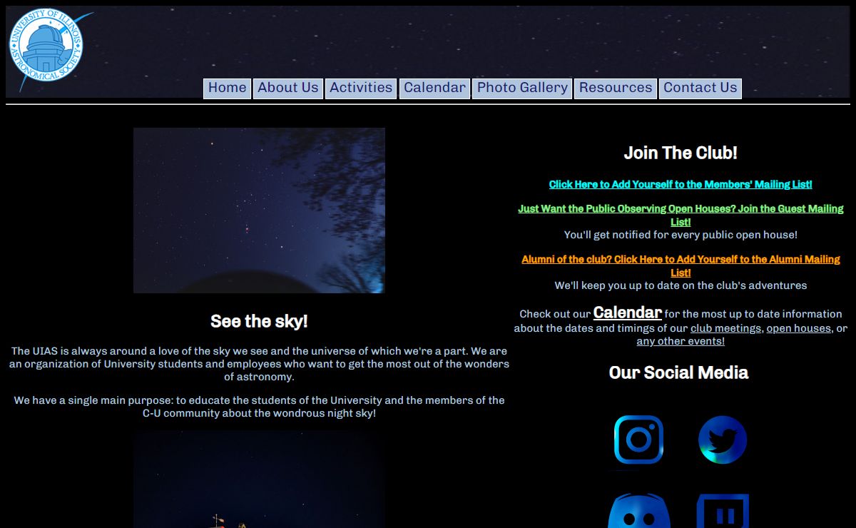 Home | Astronomical Society at the University of Illinois