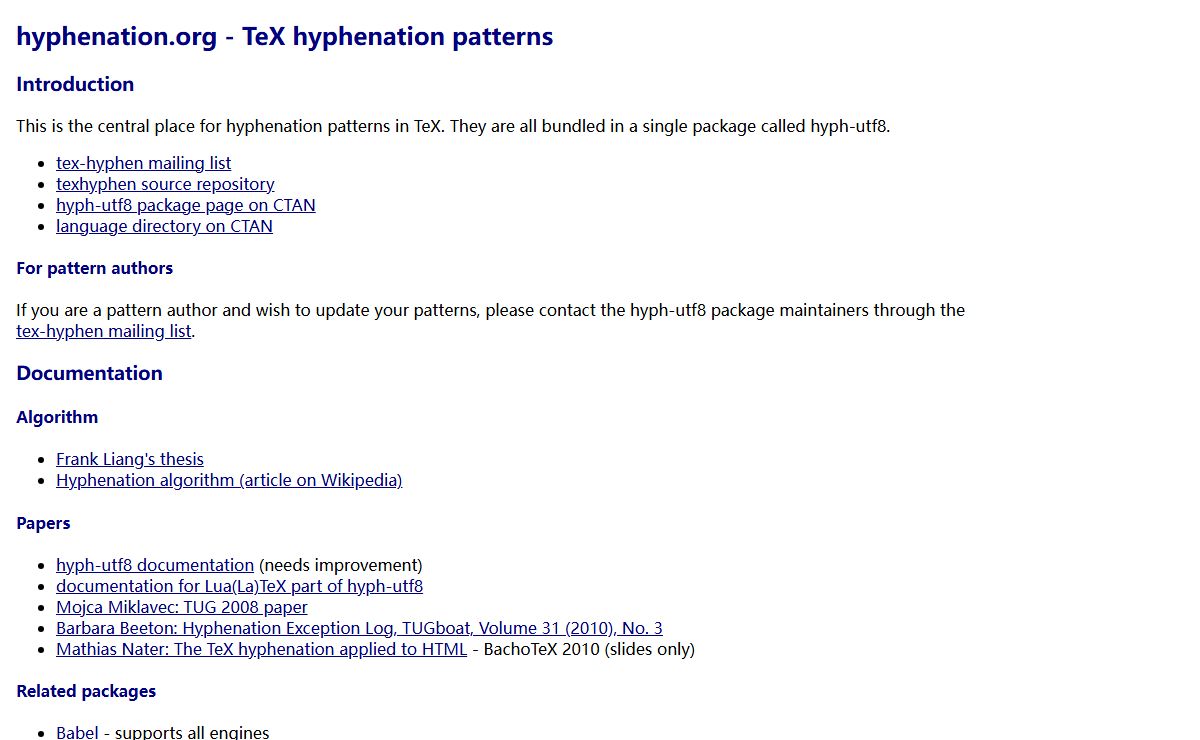 hyphenation.org - TeX Users Group