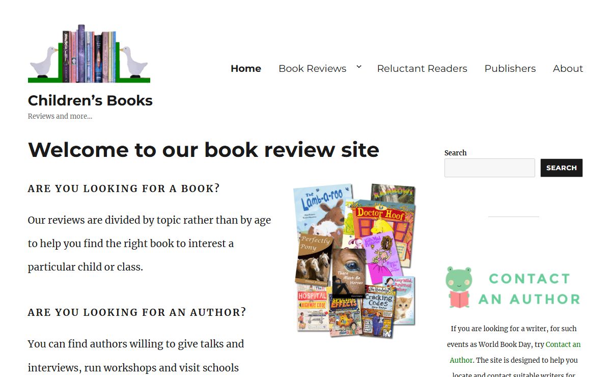 Welcome to our book review site - Children's Books