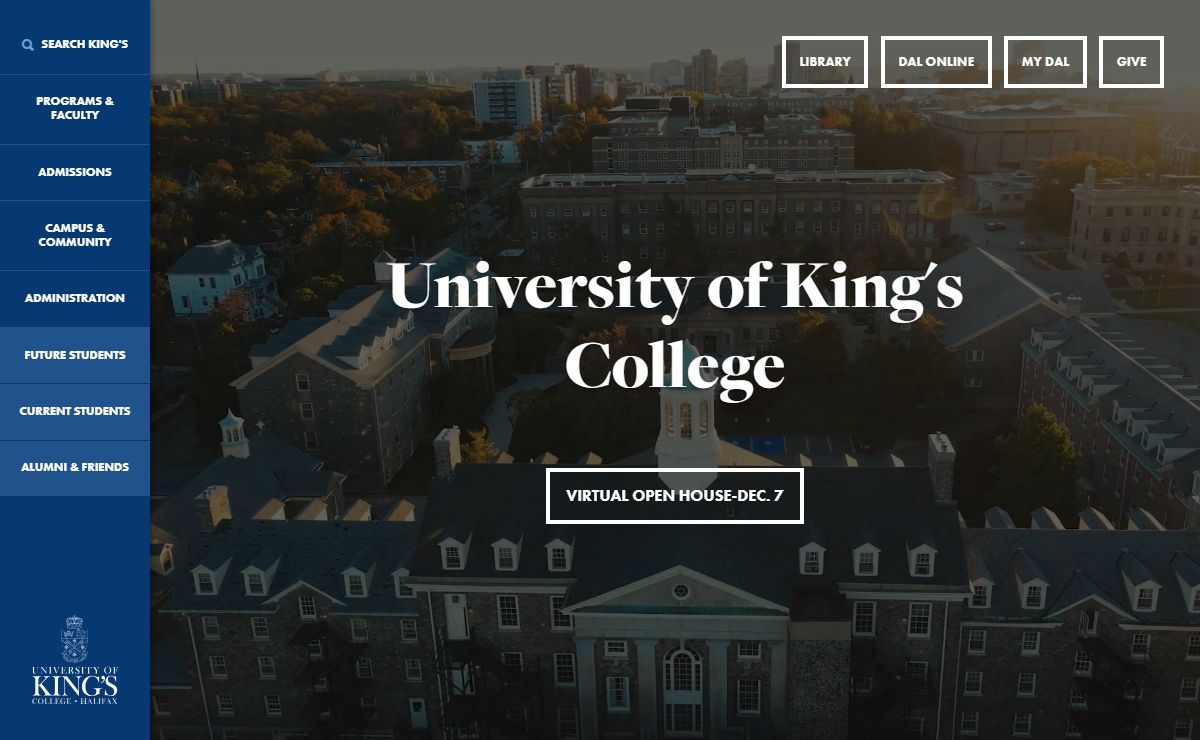 University of King's College | Halifax, Nova Scotia