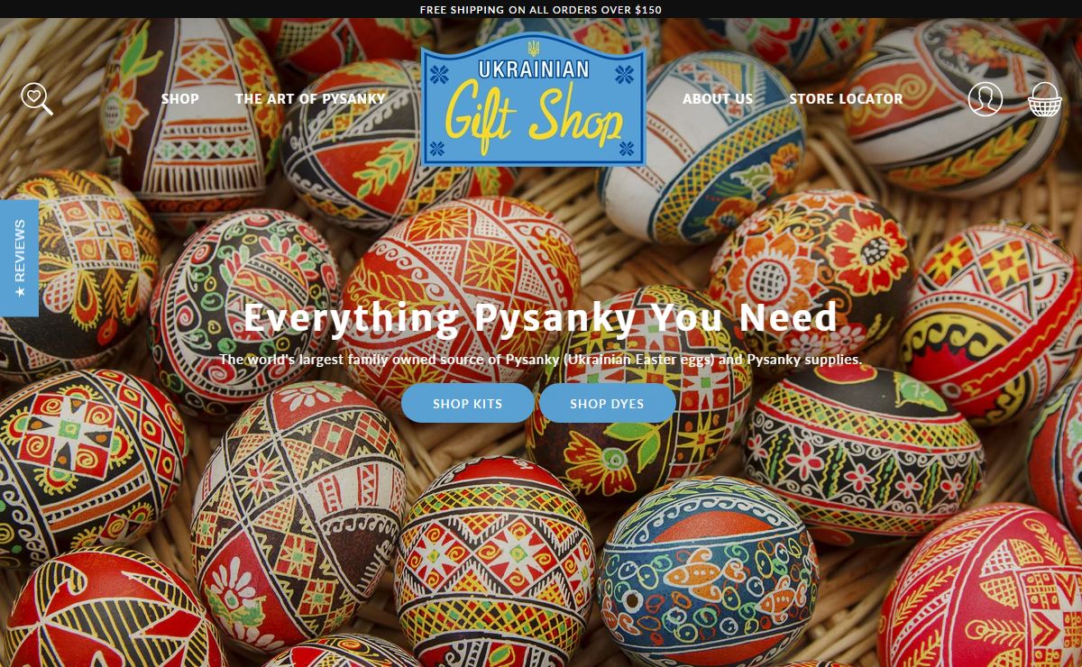 Ukrainian Gift Shop - Pysanky & Ukrainian Easter Egg Decorating Kits