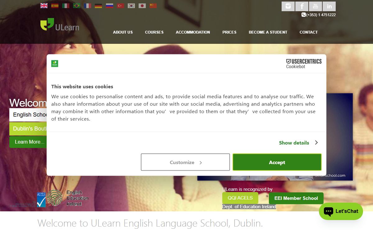ULearn English School Dublin - Best English Courses