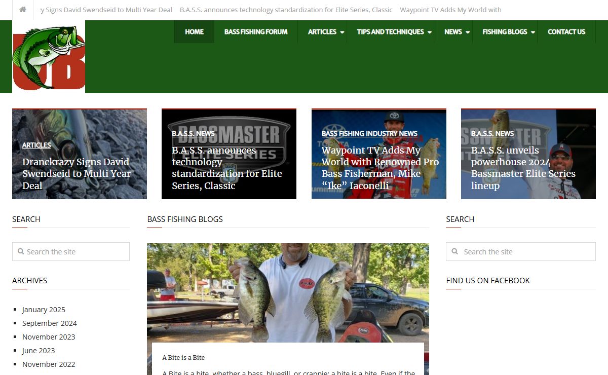 Ultimate Bass – Bass fishing enthusiasts promote the sport of competitive bass fishing among the everyday bass angler and encourage them to achieve bigger goals.