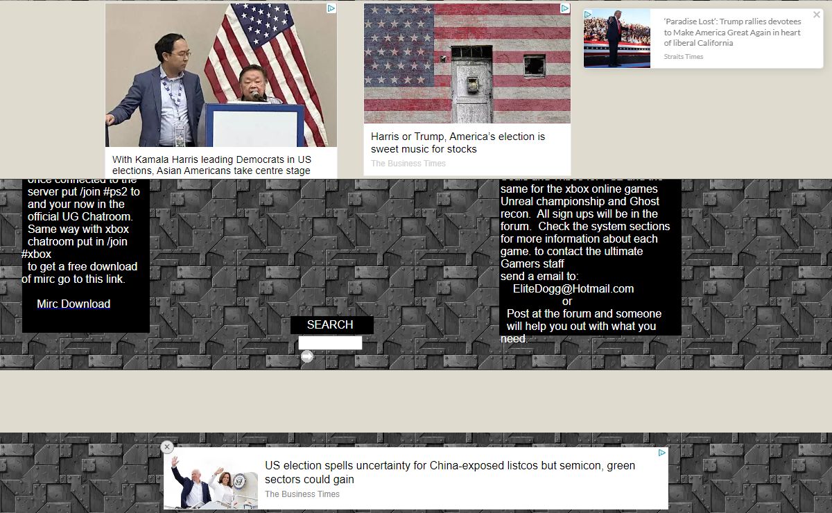Ultimate Gamers Website