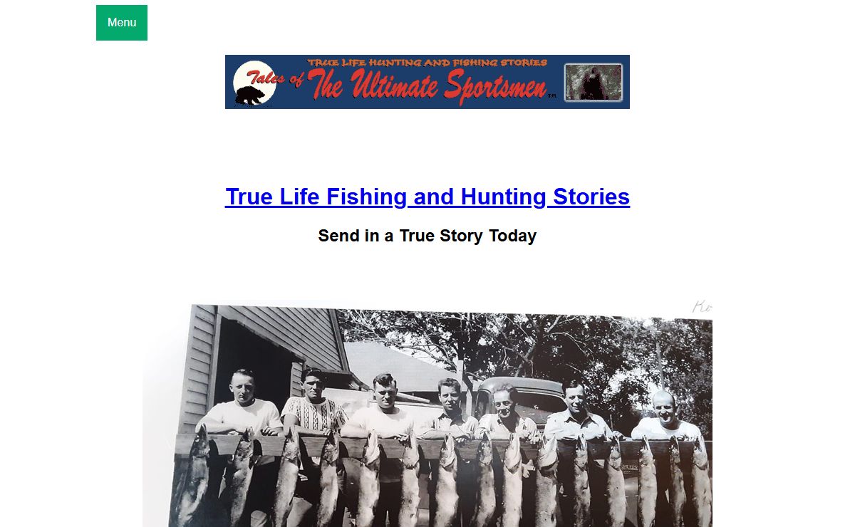True Life Fishing and Hunting Stories from Tales of The Ultimate Sportsmen