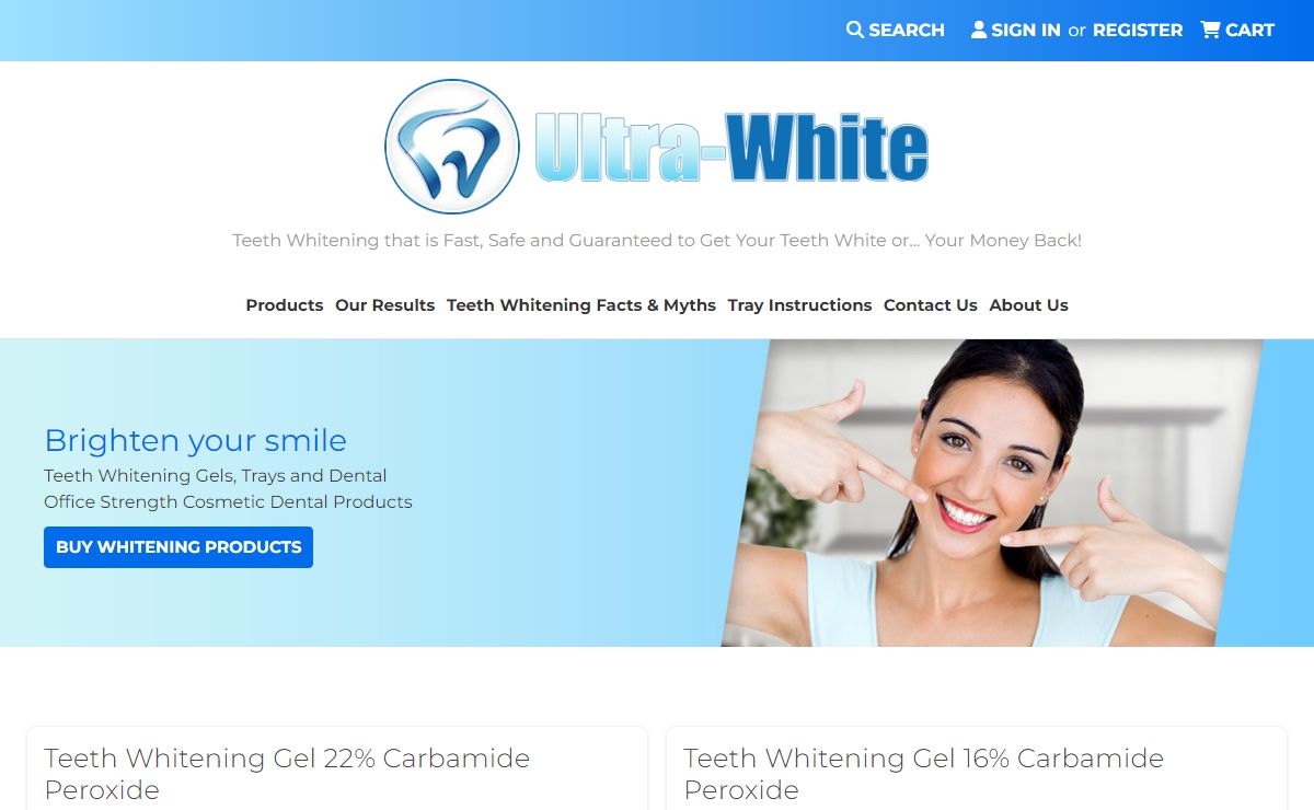 Teeth Whitening Gel & Accessories | Ultra White