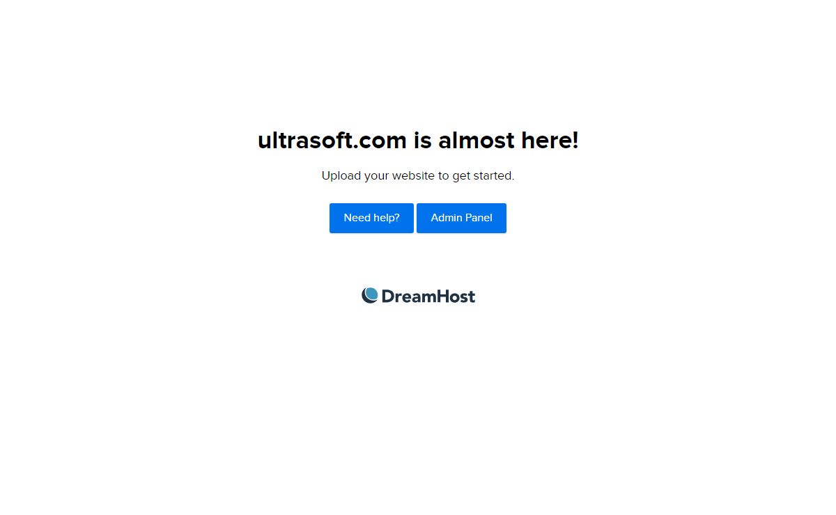 ultrasoft.com is almost here!