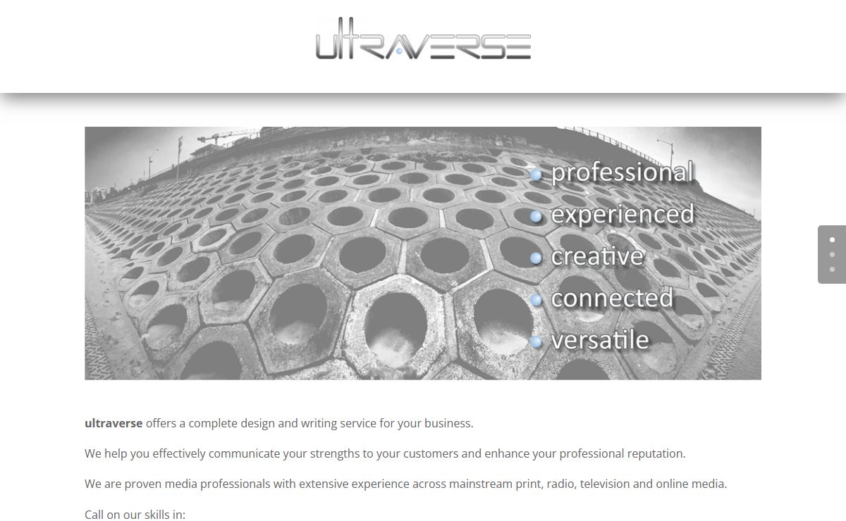ultraverse | professionally crafted writing and digital content