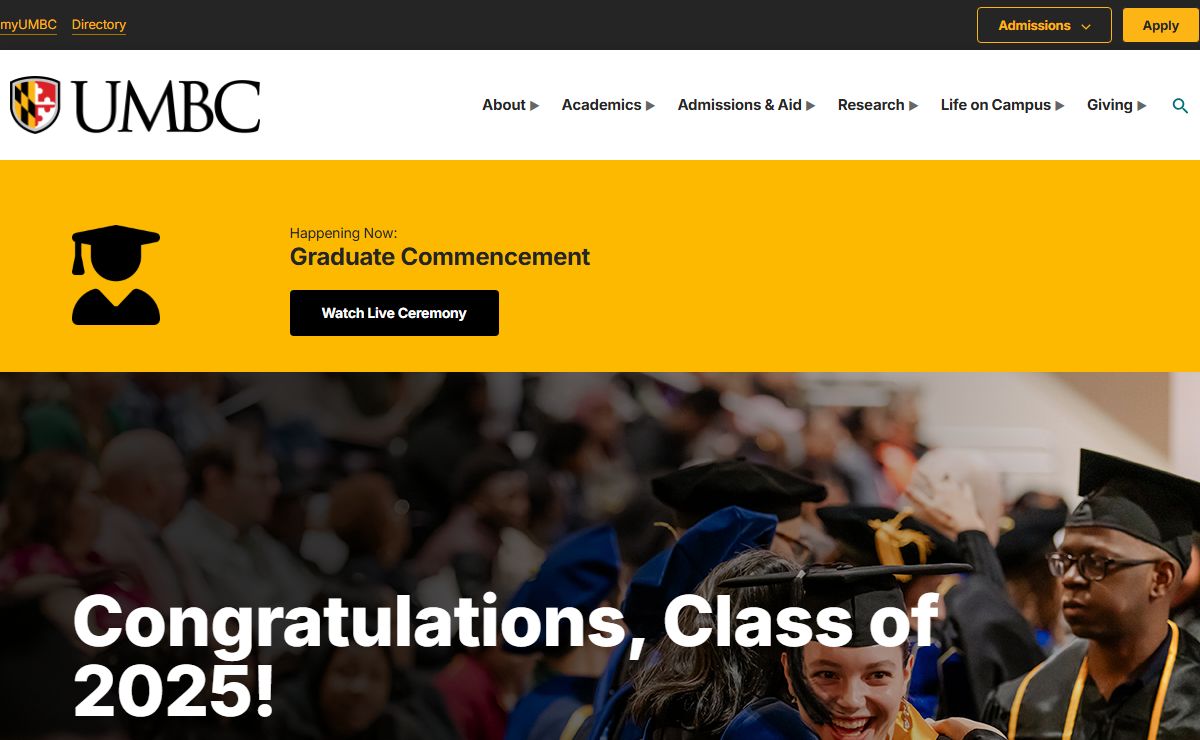 Welcome To UMBC - UMBC: University Of Maryland, Baltimore County