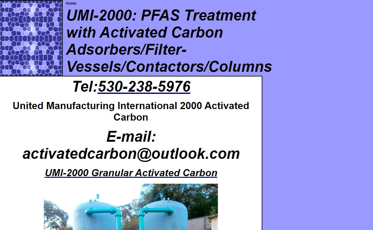 United Manufacturing International 2000 Activated Carbon