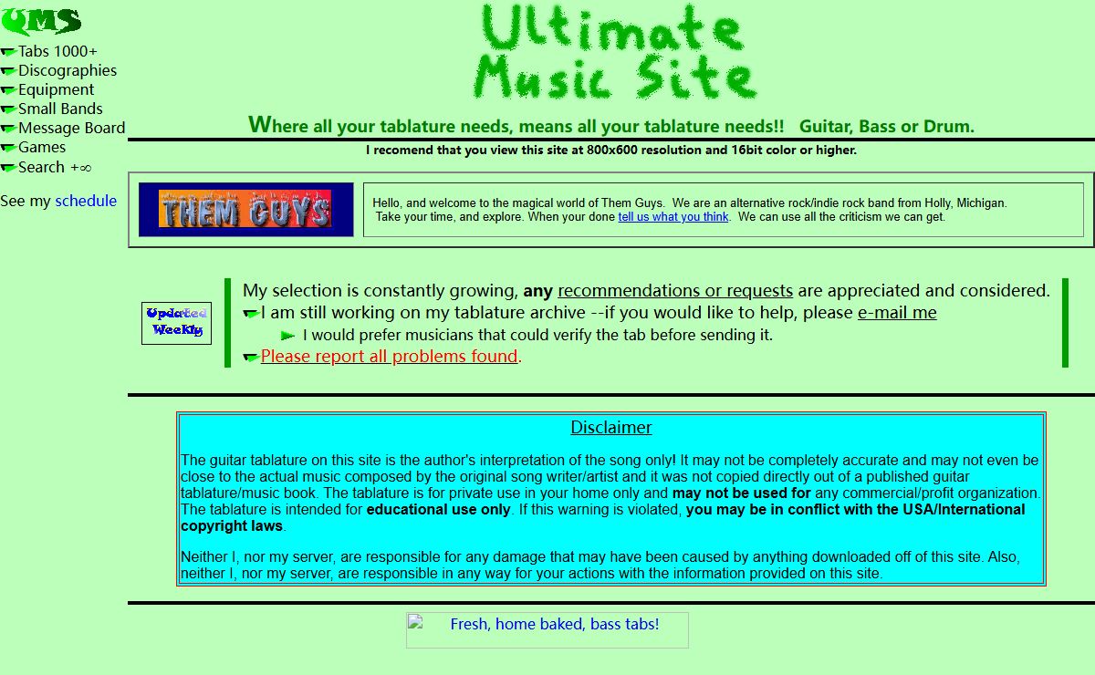 --=Ultimate Music Site=--