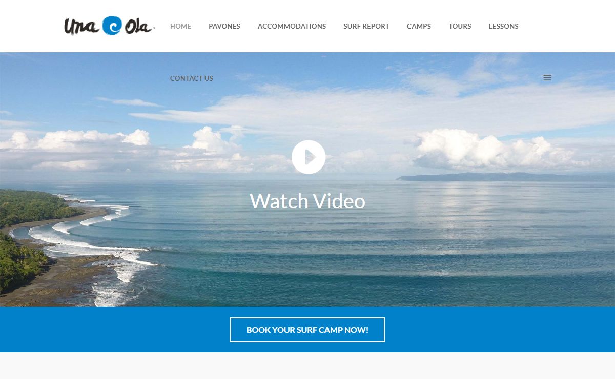 Una Ola – Pavones, Costa Rica Surf Camps