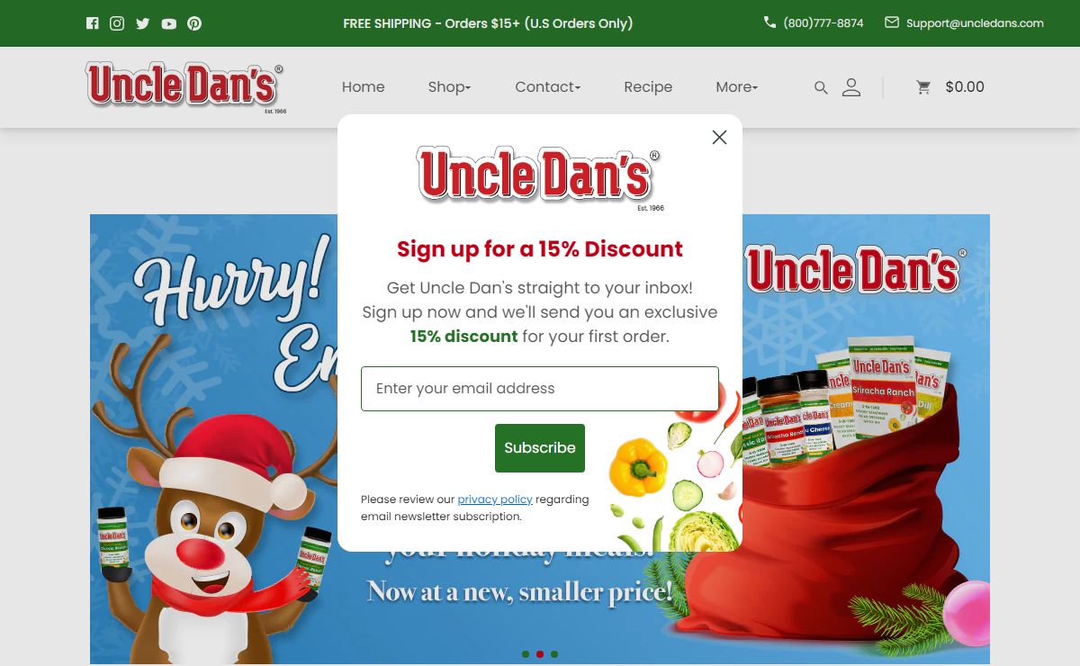Uncle Dan's® Salad Dressings, Dips, and Seasonings – Uncle Dan's Dressings, Dips, and Seasonings