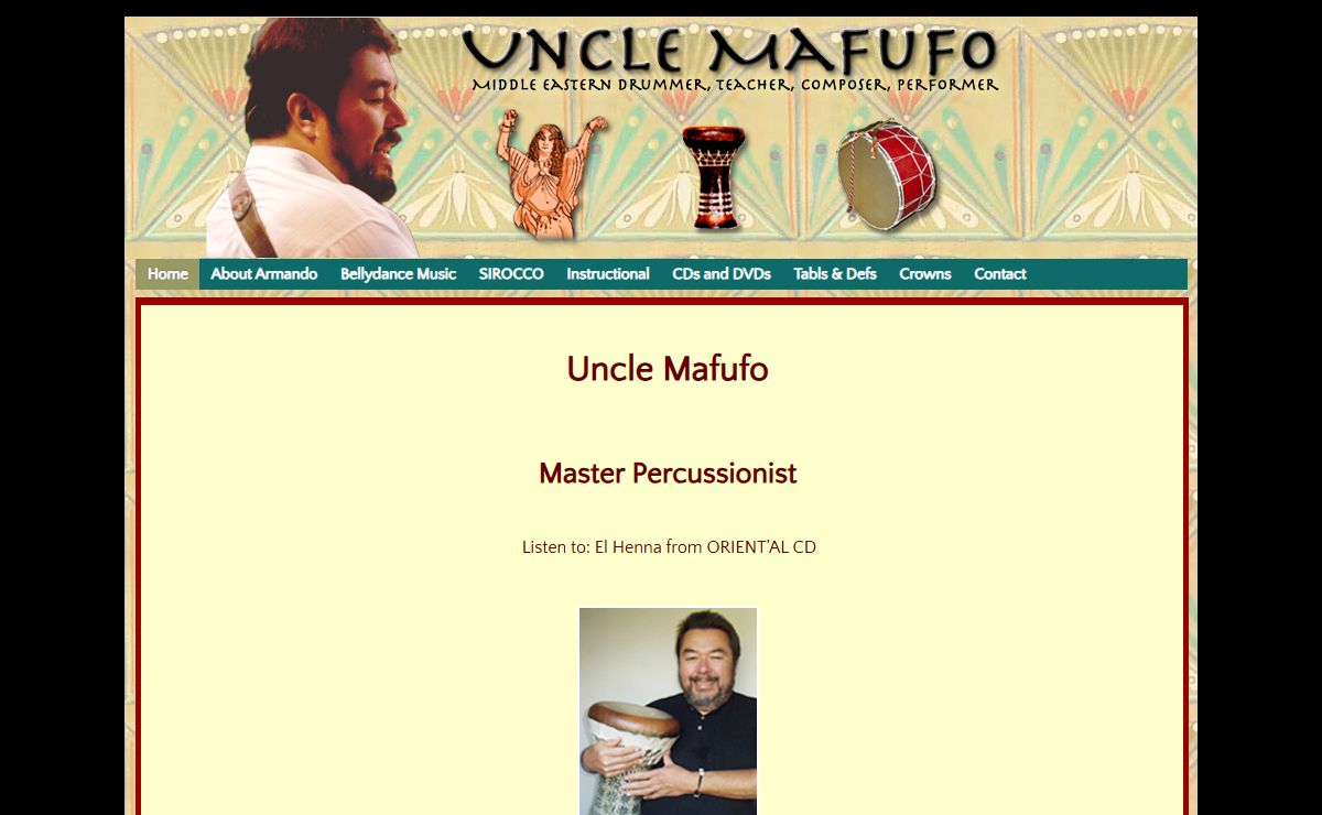Uncle Mafufo – Master Percussionist on the Doumbek