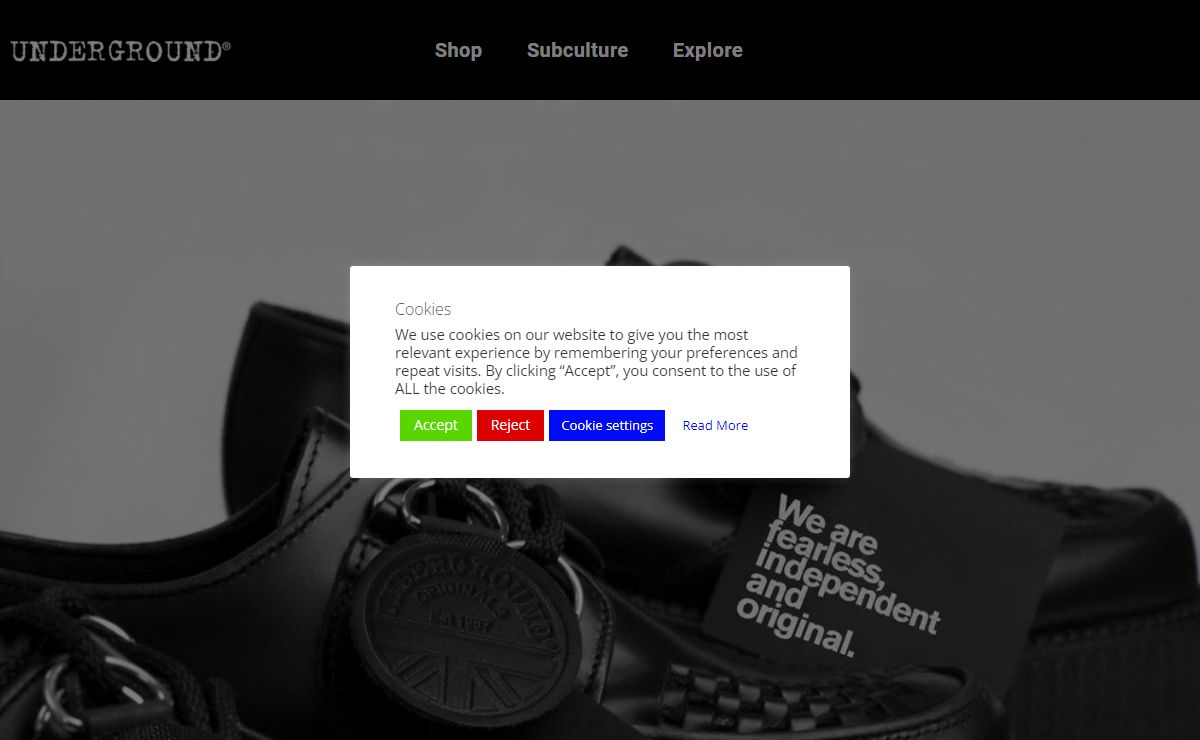 Underground – Underground Creepers Winklepickers Steel Cap Shoes Boots Clothing Accessories