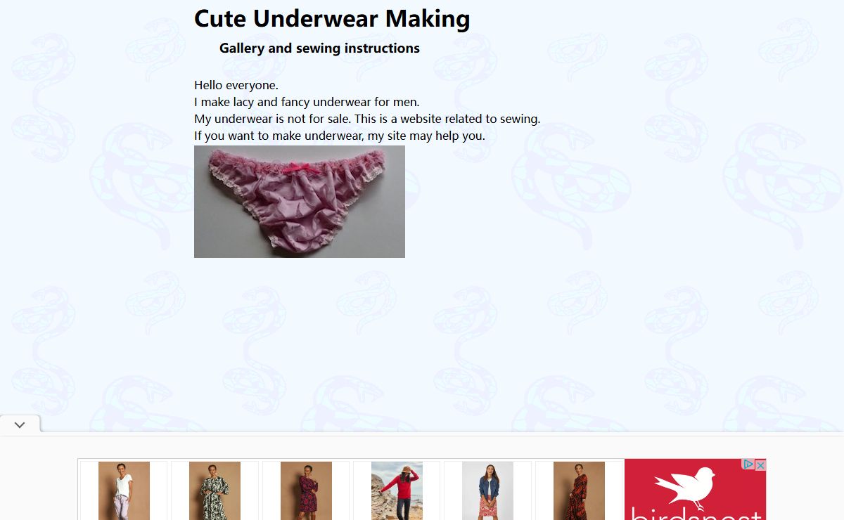 Cute Underwear Making