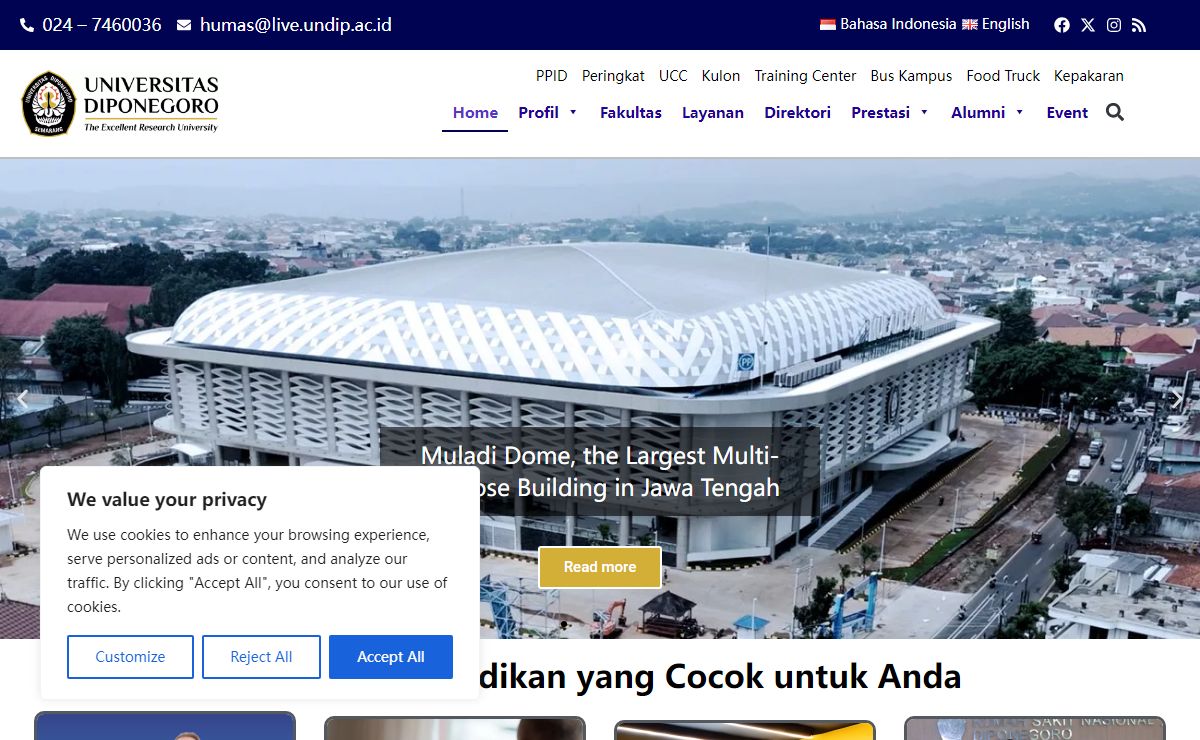 Universitas Diponegoro - The Excellent Research University