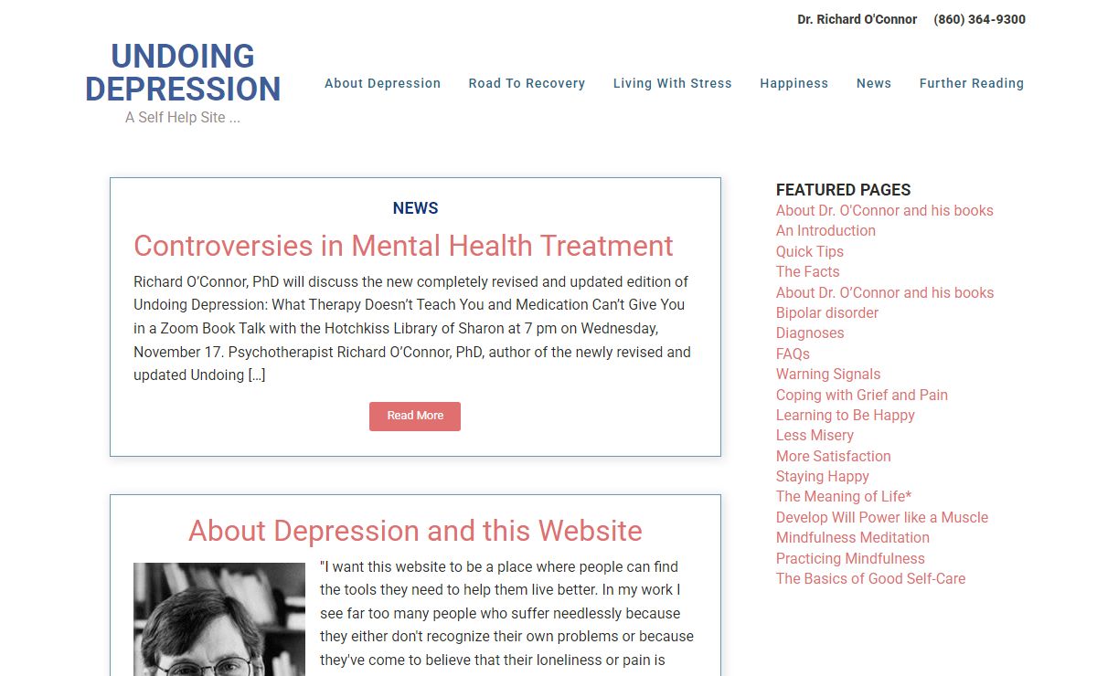 Undoing Depression - A Self Help Site...