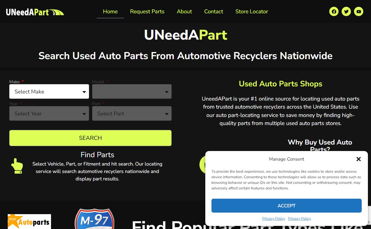 UNeedAPart - Used Auto Parts - Used Car & Truck Parts For Sale - UNeedAPart