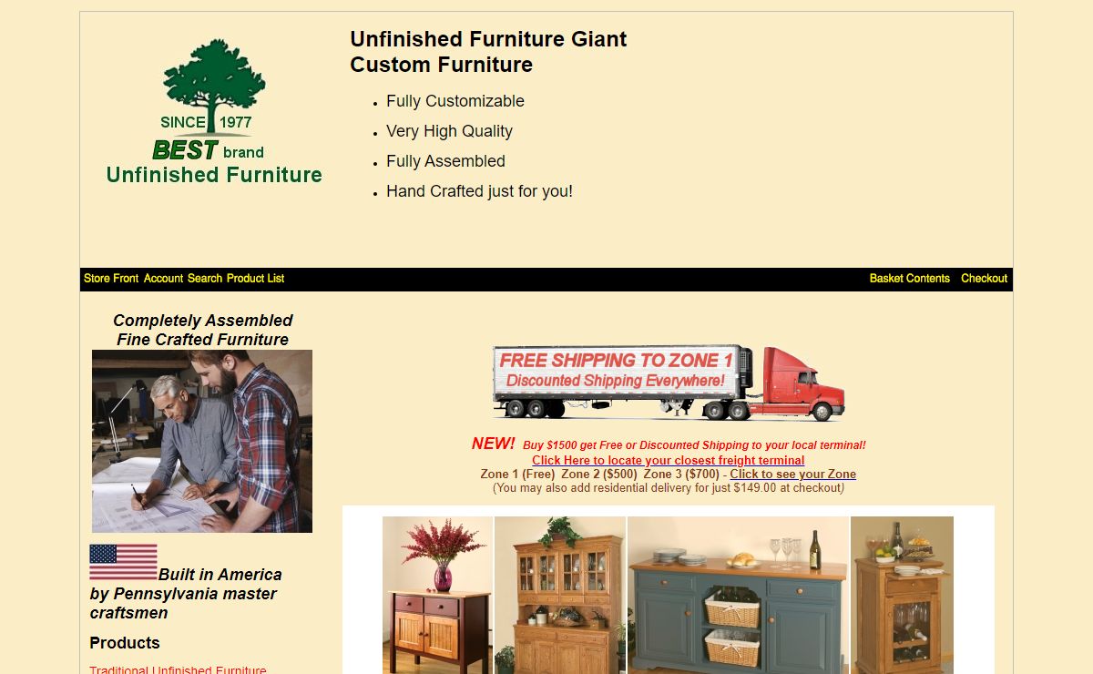 Unfinished Furniture