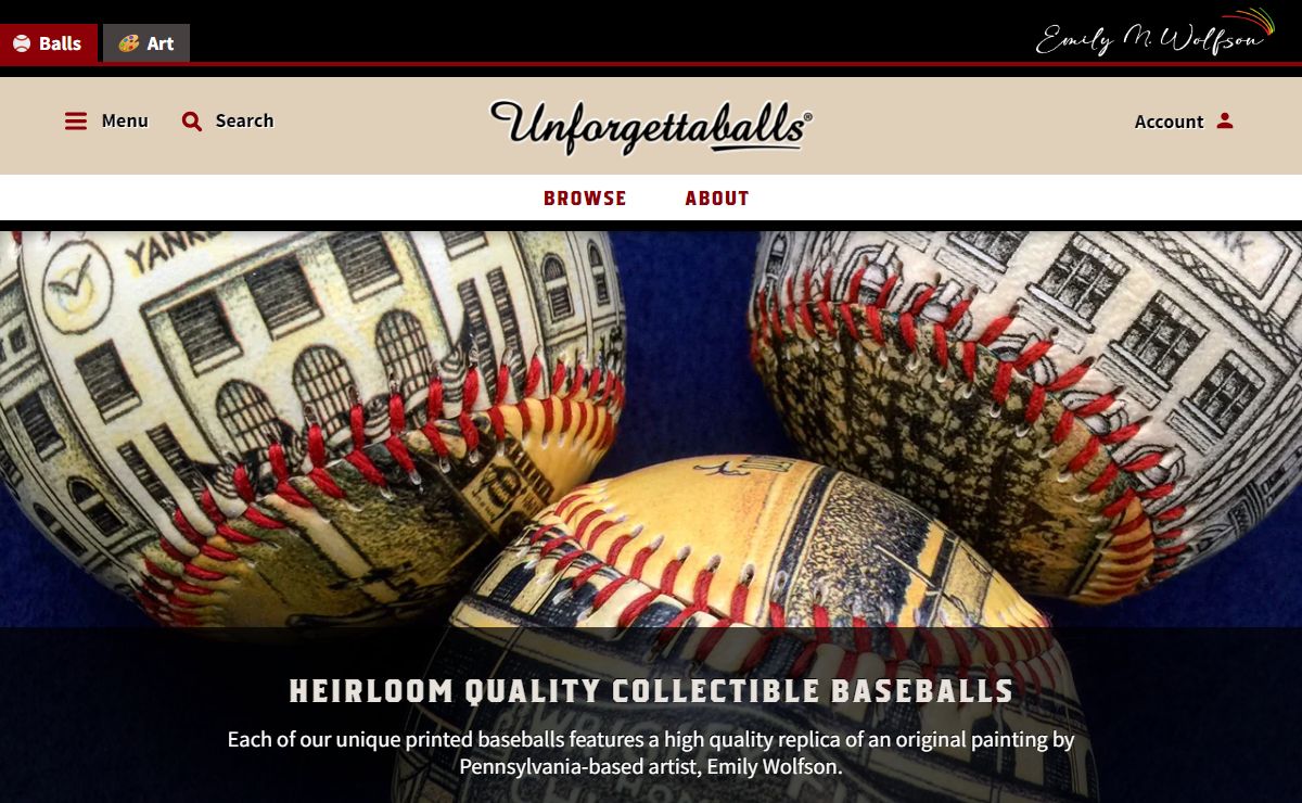 Unforgettaballs® / Limited Edition Collectible Baseballs