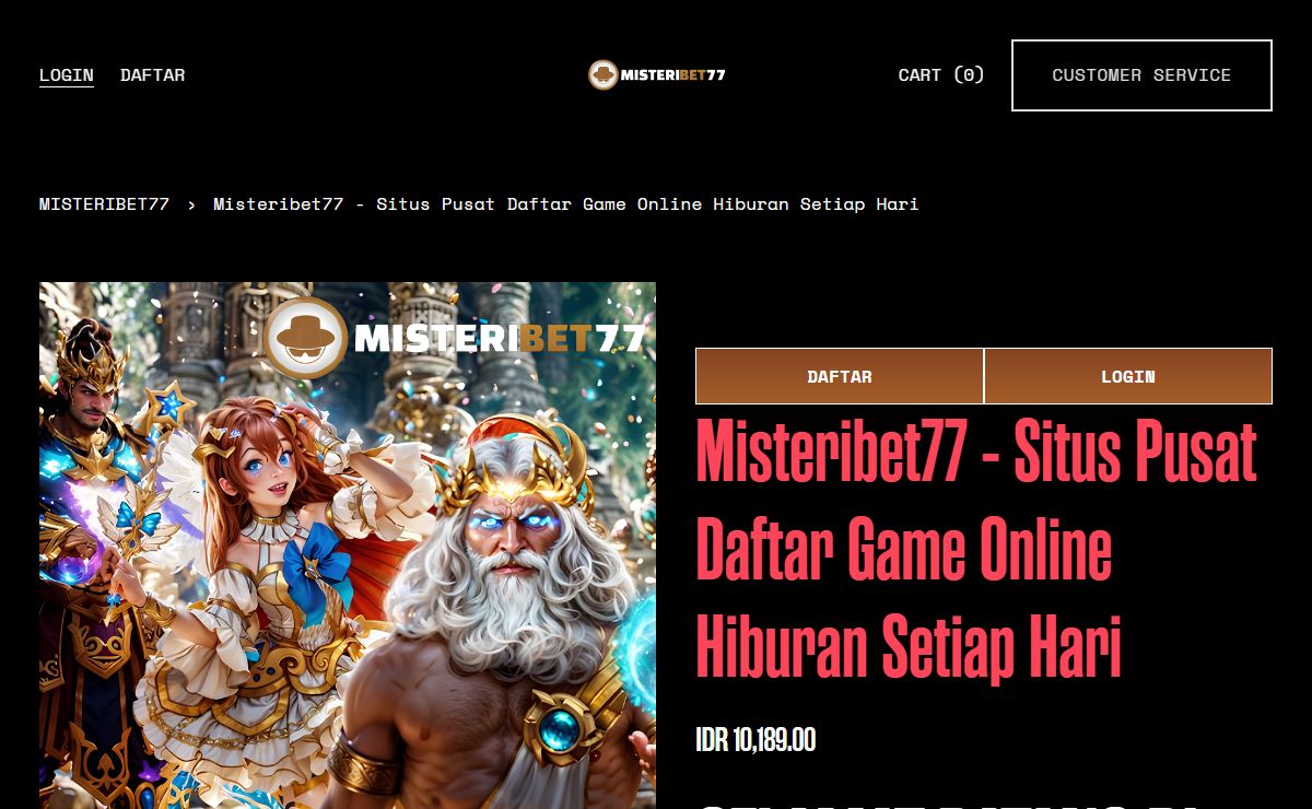 Misteribet77 - Situs Pusat Daftar Game Online Hiburan Setiap Hari
